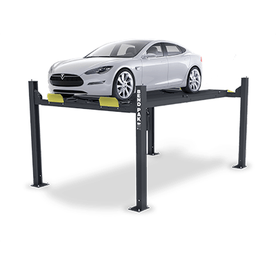 The HD-9AE alignment lift features adjustable multi-position leveling, integrated front radius plates and rear slip plates. This makes it compatible with all leading alignment instrumentation, including 3D and camera wheel alignment systems