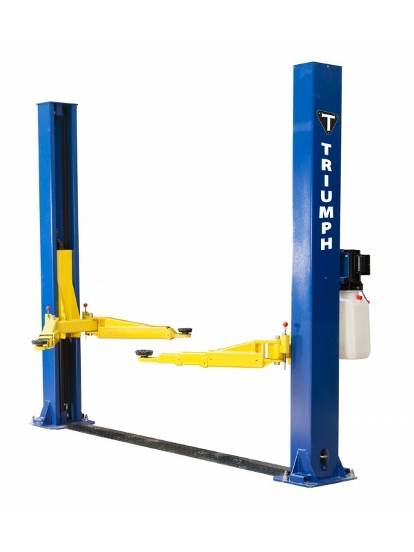 The Triumph NT-9 9,000 LB 2 Post lift comes with more features at a better price than any other lift on the market.  Success in your new business or in your own home shop is important to us.  We make it affordable to start your business or to have your own dream garage at home.