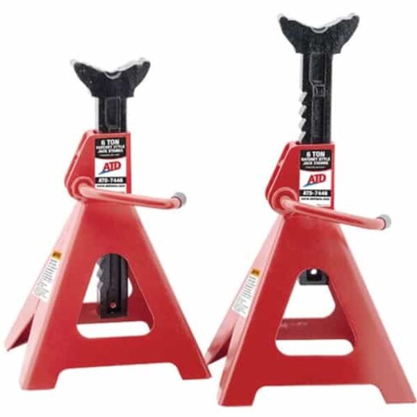 ATD-7446 6 Ton Jack Stand Ratchet Style
