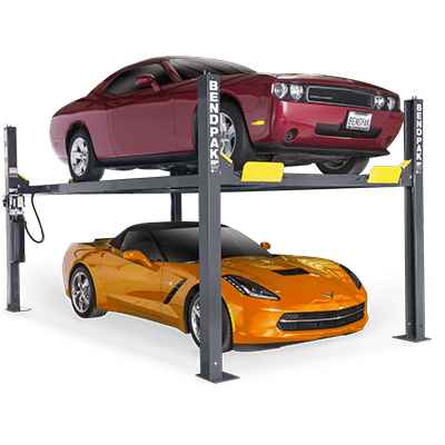 The HD-9 series lifts offers our largest variety in any BendPak four-post lift weight class because most vehicles serviced by most shops weigh less than 9,000 lbs. If you need to lift heavier vehicles, we have larger-capacity models that keep you covered.