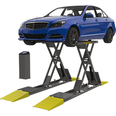This space‐saving, frame engaging lift features no cross members whatsoever, making installation simpler than ever. It easily accommodates most passenger vehicles and light trucks, and it comes complete with pneumatic safety locks, rubber lifting blocks and an open‐center for full under‐car accessibility.