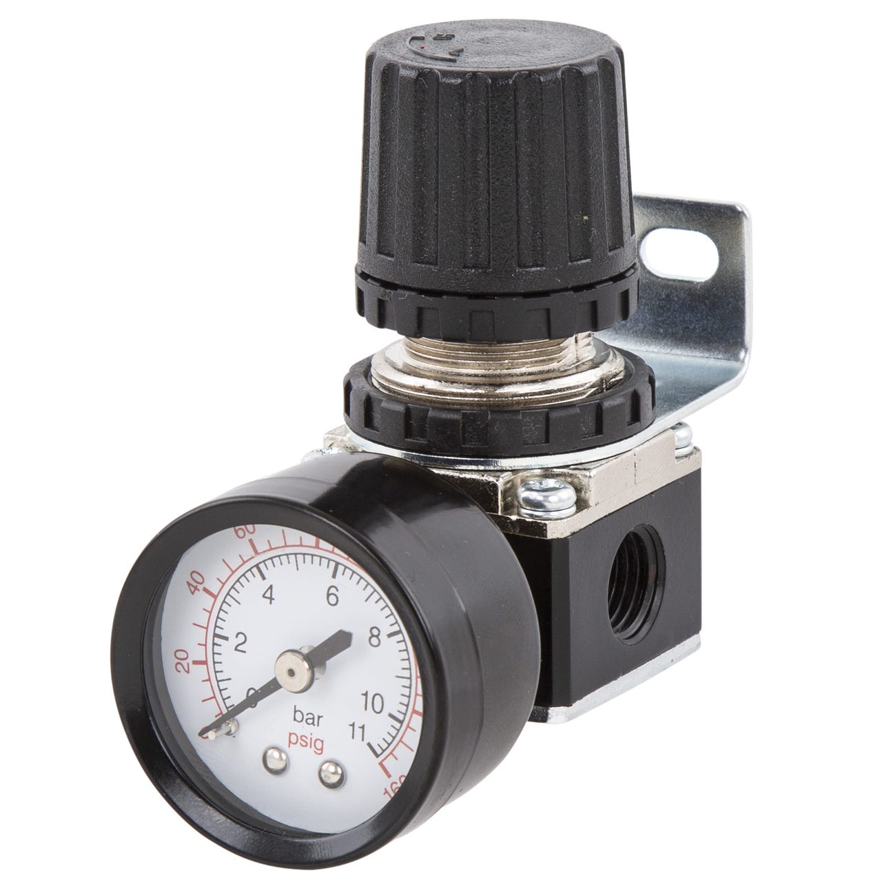 Mini Compact Air Regulator with built in guage 1/4 Bsp ports for air Systems 