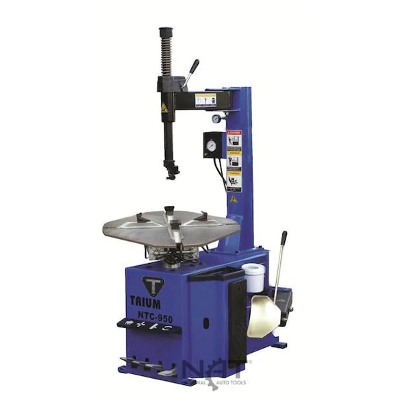 If you are looking to get into the tire business but are trying to avoid over buying a machine, this machine is your new best friend. Our NTC-950 is a stand-alone wheel clamp machine without any helper arms. As your business grows, you can add one or even two helper arms to the machine.
