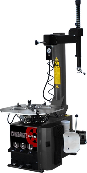 A traditional swing arm tire changer (SM825EVO) can come with an optional Press Arm (SM825EVOPA) is a great place to start for general service of the majority of OEM fitments and many custom tires and wheels. These durable machines are equipped with basic features, intended for mid-volume use.