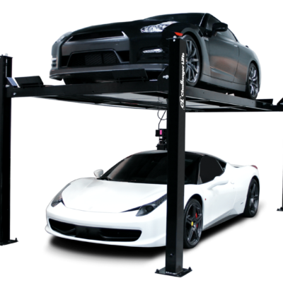 Challenger’s 7,000 lb. capacity and 9,000 lb. capacity 4-post garage lifts offer maximum versatility. These lifts can complement a home enthusiast’s garage or commercial storage application. They can also handle any light duty general service application. Choose between a wide range of optional accessories to customize your lift to exactly meet your needs.