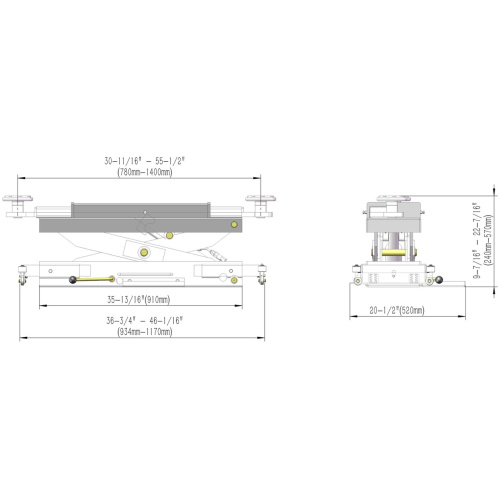 7,000 LBS Rolling Bridge Jack - Image 7
