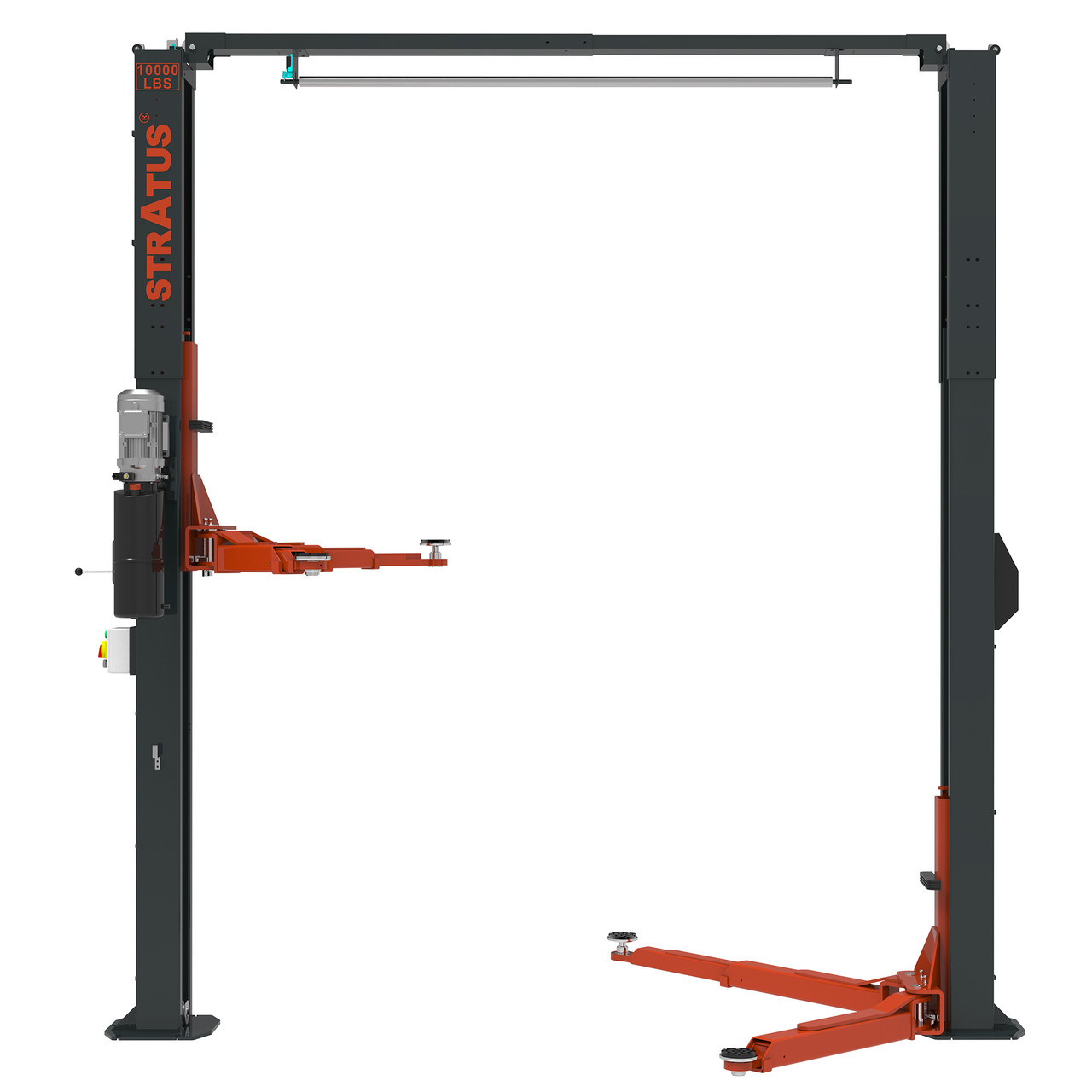 This advanced car lift not only provides an impressive 10000 lbs capacity, but also offers the benefit of a clear floor design, making it way easier to access undercar components without any obstruction