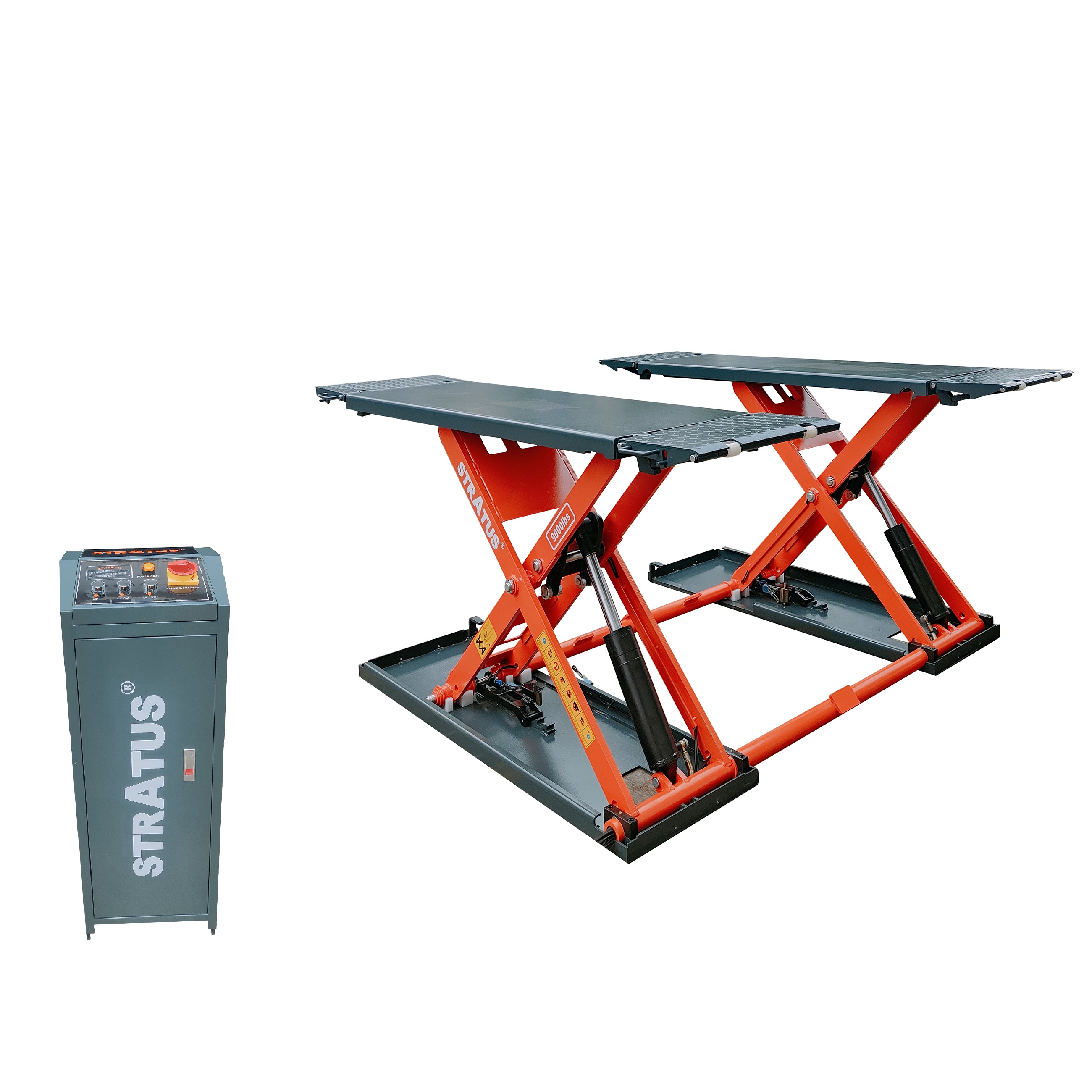 his mid rise scissor lift is specifically engineered with the user in mind. It's extra wide and extra tall, standing proudly at 47 1/4", ensuring you can work on a massive range of vehicles with room to spare. Its 9000 lbs capacity makes lifting heavy vehicles a breeze, and the electric safety lock release guarantees your work is carried out securely. Experience a new approach to car lifting with this top-of-the-line model.